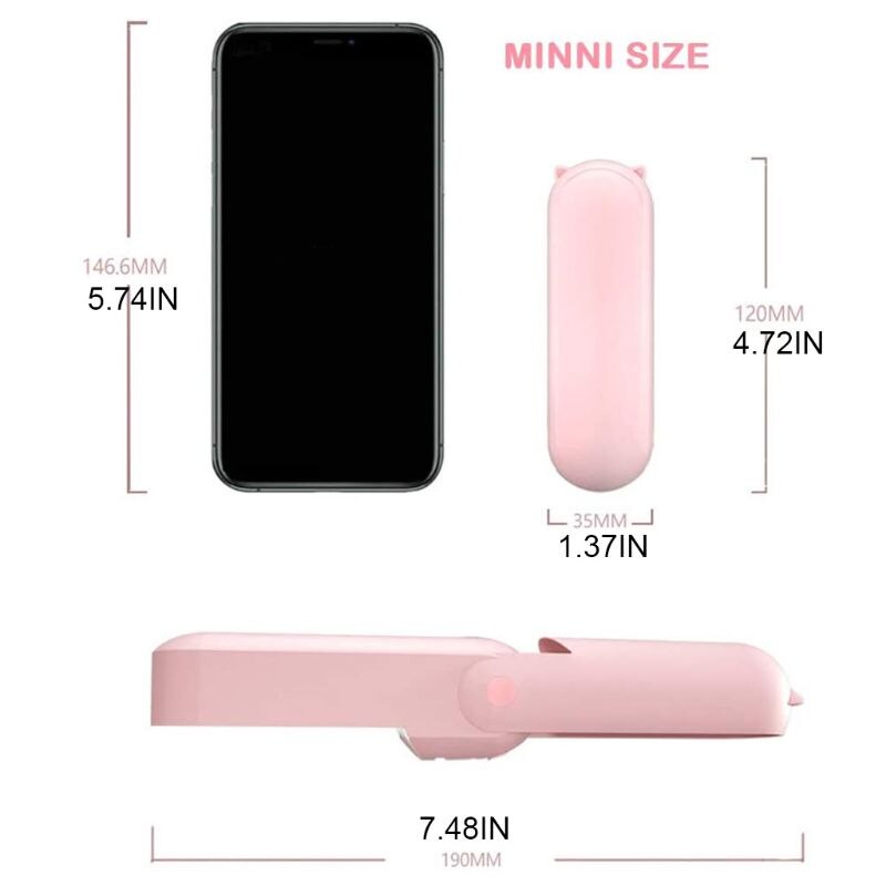 Portable UV Light Sanitizer Wand Handheld Disinfection USB Lamp Power Bank D0JE