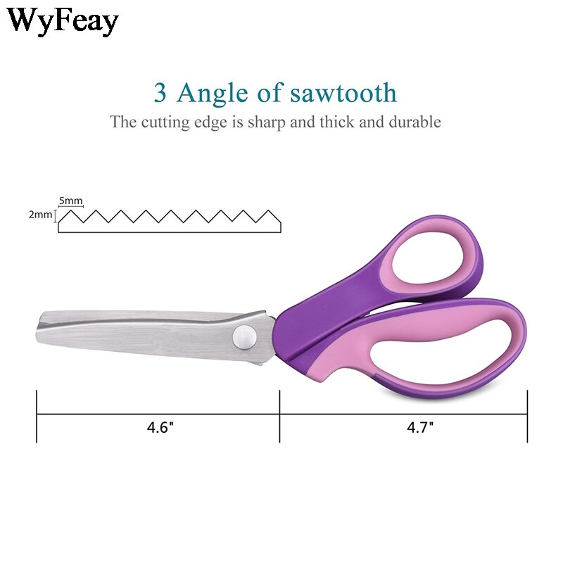 Wysokiej jakości nożyce ozdobne szycie krawieckie krawiectwo krawieckie skórzane rękodzieło tkanina tapicerska krawiectwo nożyczki robić papieru