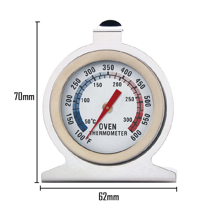 50℃~550℃ Stainless Steel Barbecue BBQ Smoker Grill Thermometer Temperature Gauge Celsius Household Thermometers