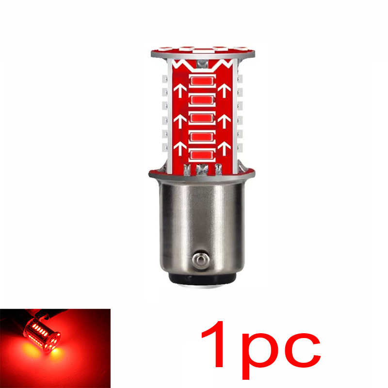Motorfiets Remlicht Blinkers 12V Strobe Rem Led Lamp Lamp Richtingaanwijzer Licht Moto Flasher Knipperende Auto Mistachterlichten: YELLOW