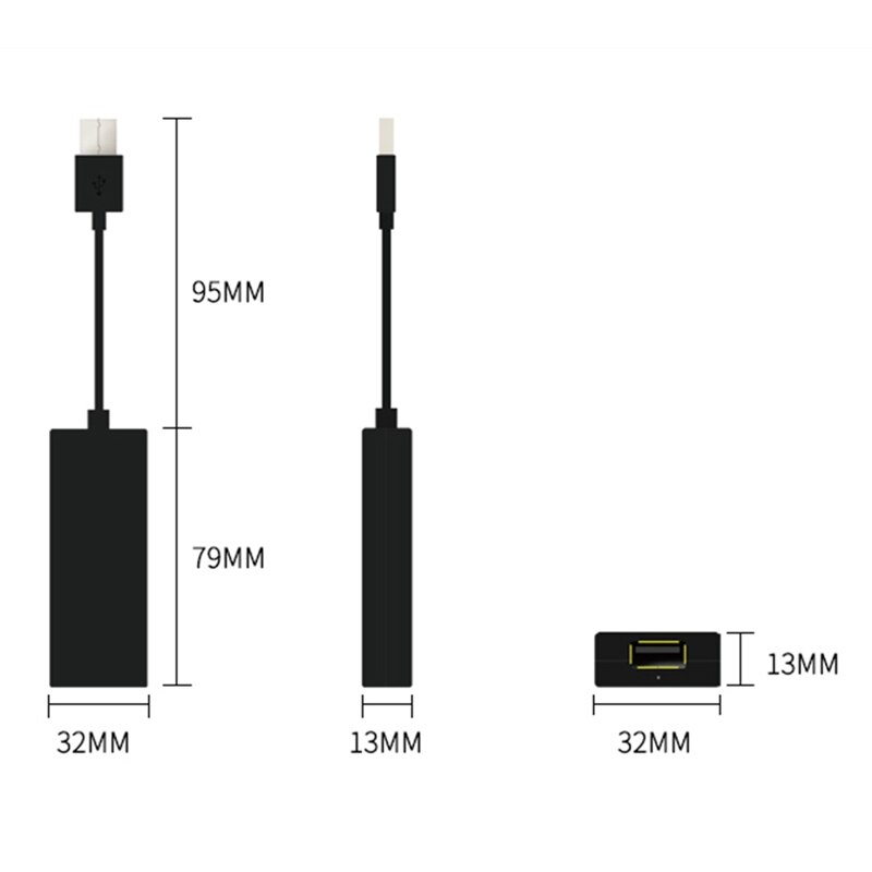 USB Auto Carplay Dongle for Android phone Wireless System Screen Smart link Support Mirror-link Online Map Music