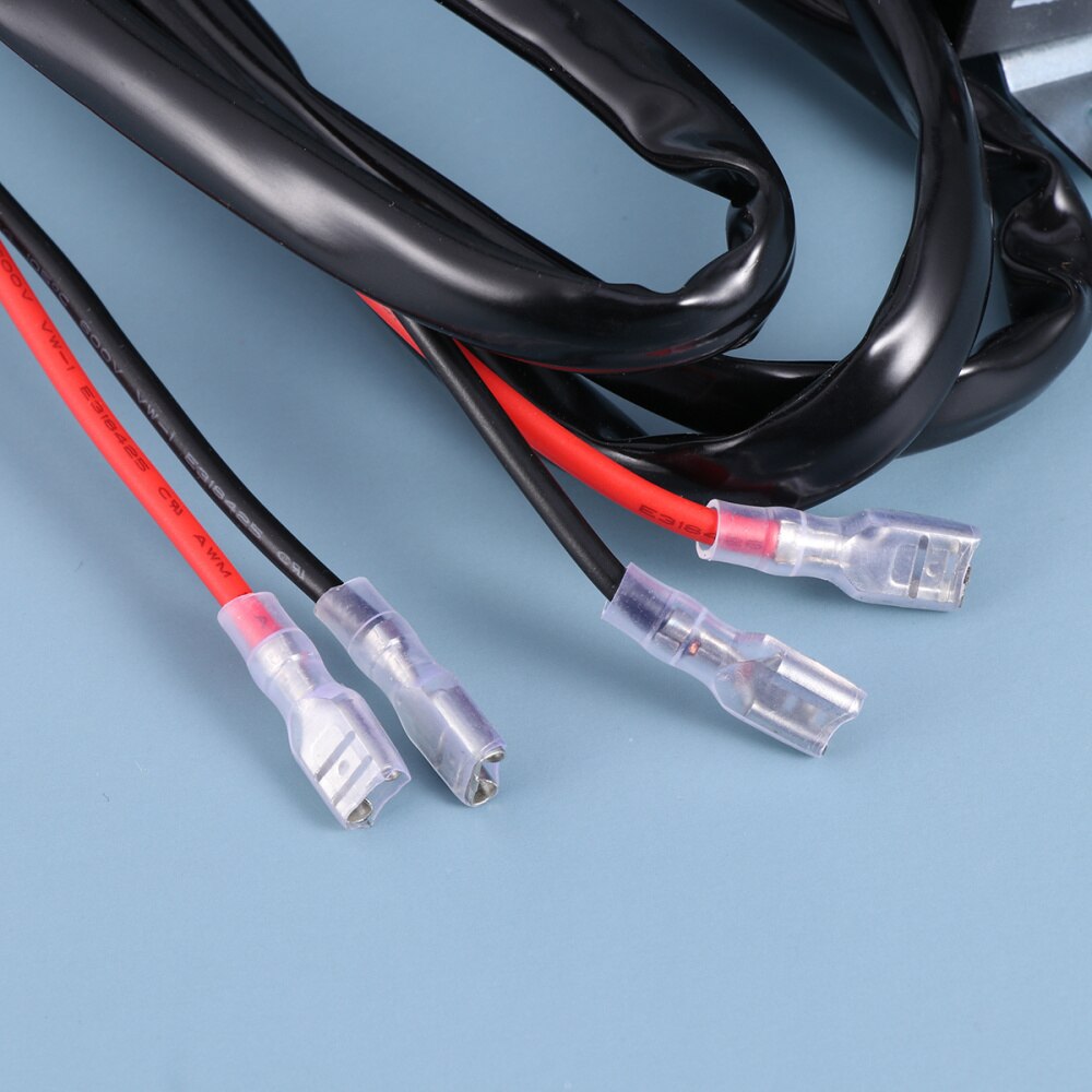 12V/40A Waterproof Rocker Switch Fog Lamp Line Group LED Work Light Switch Wiring Harness