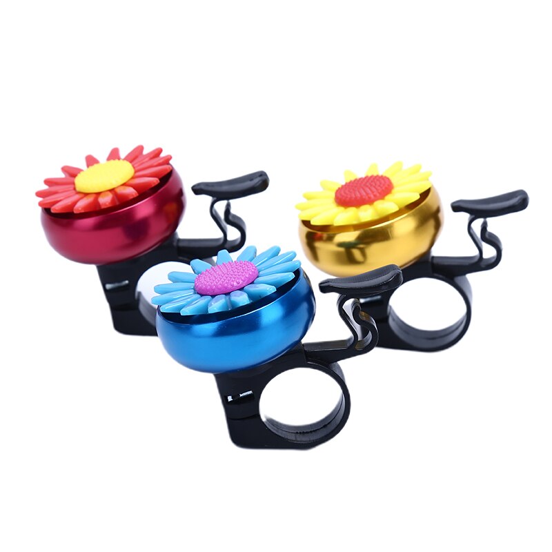 1 Pcs Funny Fietsbel Bike Bell Hoorns Fiets Daisy Bloem Kinderen Meisjes Fietsen Ring Alarm Voor Stuur Multi-kleur