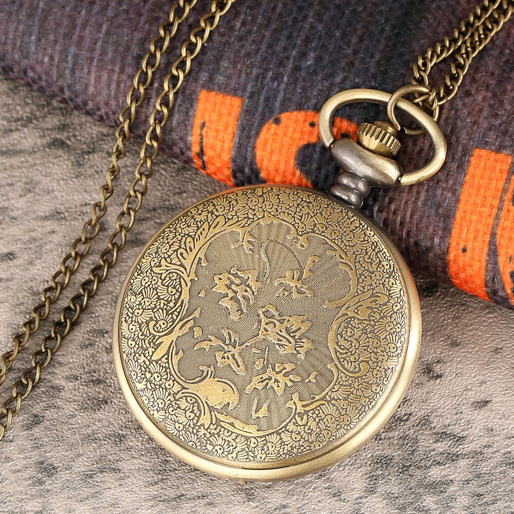 Steampunk Zakhorloge Man Ketting Pedent Sport Stijl Golfbal Patroon Vintage Horloge Man Regalos Para Hombre