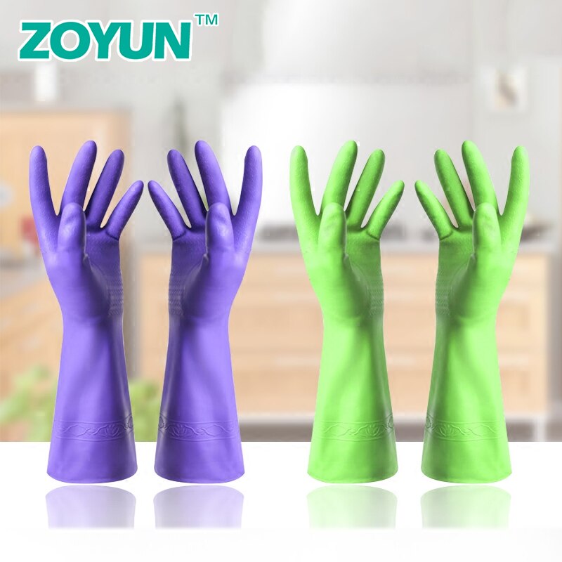 Household waterproof rubber thin gloves kitchen summer washing clothes washing dishes chores clean sanitary latex gloves