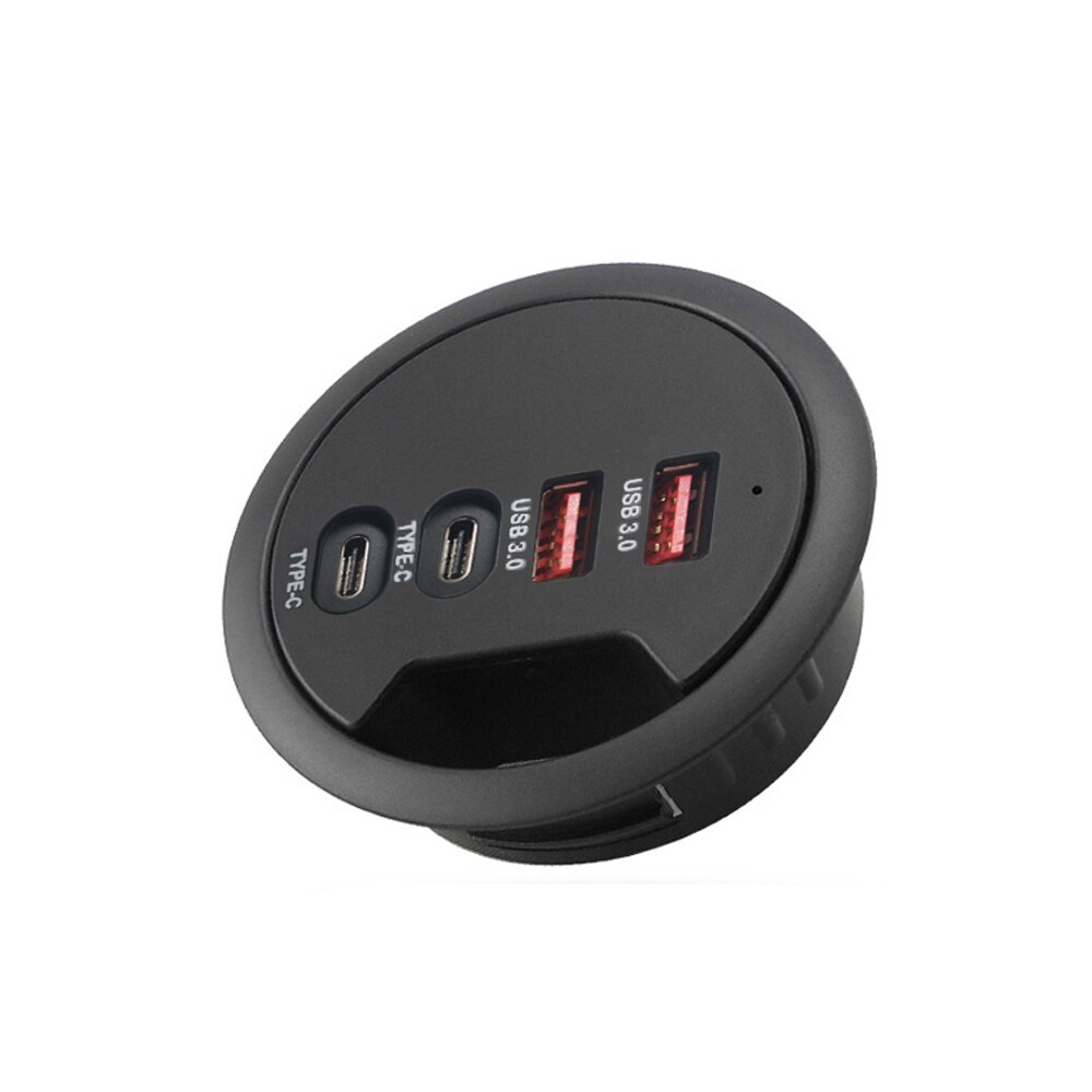 USB Desk Hub USB3.0 HUB With 4 Port USB3.0 Adapter For Desktop PC/Notebook USB HUB Desk Mount USB 3.0 Splitter Cable lenth 80cm