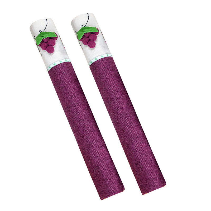 Refrigerator Door Handle Protective Covers Keep Kitchen Appliance Clean from Smudges Fingertips Drips Perfect for Dishwashers: Purple