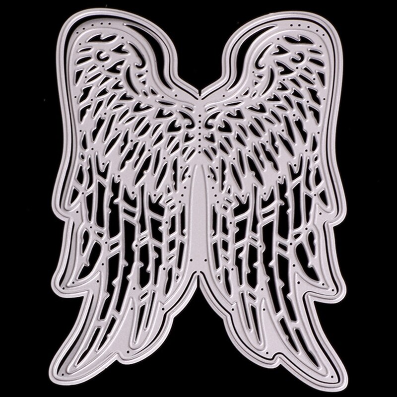 Ambachtelijke Metalen Stansmessen Cut Sterven Angel Heart Wings Decoratie Album Papier Card Craft Embossing Die Cuts