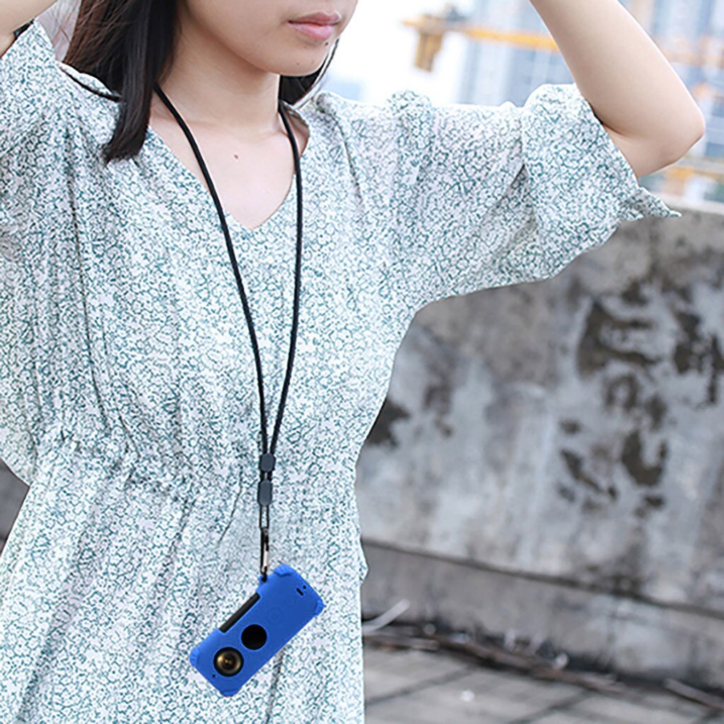 Siliconen Beschermhoes voor Insta 360 EEN X Bescherming Anti-Kras Cover Case voor insta Actie Camera Accessoires