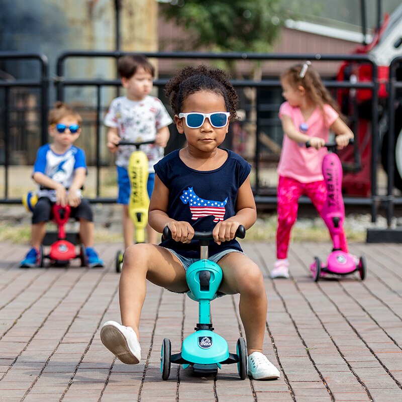 Umwandlung freundlicher Dreirädrige Rolle Fahrt Fahrrad draussen Dreirad Baby 3 in 1 Laufrad Fahrt Auf Spielzeug yoya kinderwagen