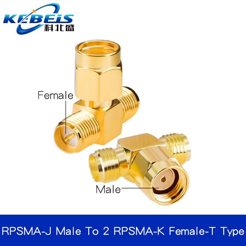 2 uds conector SMA adaptador SMA a SMA SMA a SMA/RPSMA enchufe macho y conector hembra conector adaptador coaxial RF recto deslizante ﻿: Beige