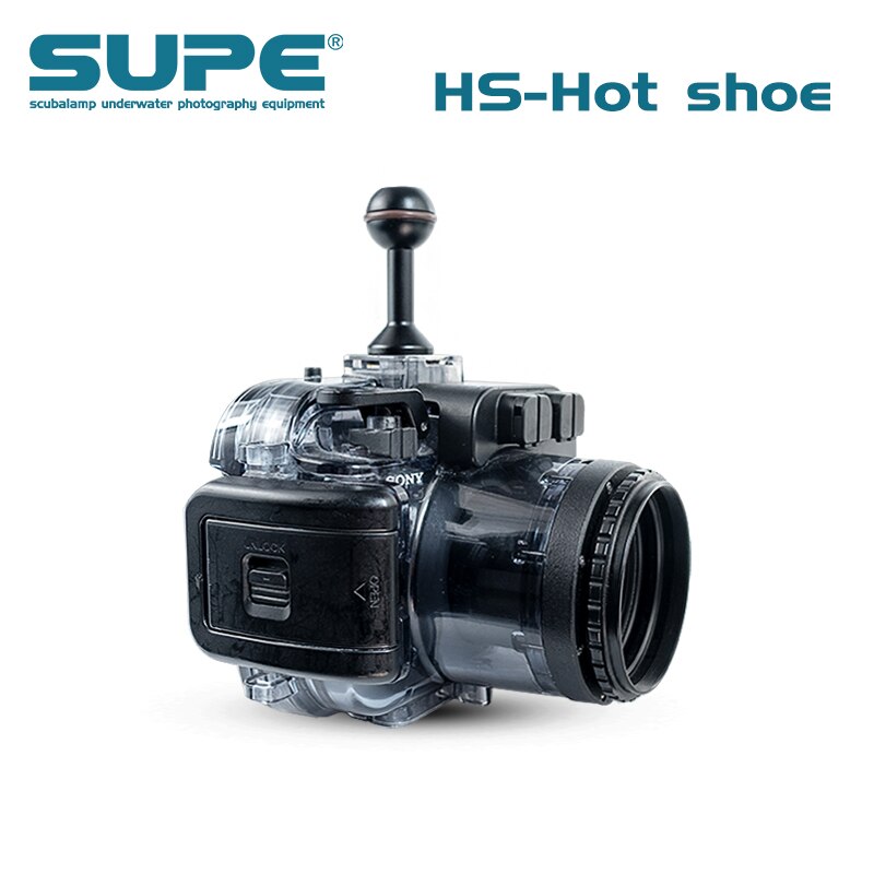 Scubalamp Duiken Shell Koud Shoe Adapter Bal Adapter Mount Base Connector Gopro Tg6 5 Camera Behuizing Onderwater Fotografie