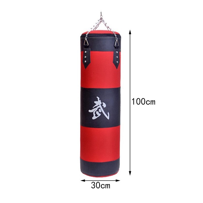 Empty Training Fitness Mma Boxing Bag Hook Hanging Kick Fight Bag Sand Punch Punching Bag Sandbag: 100