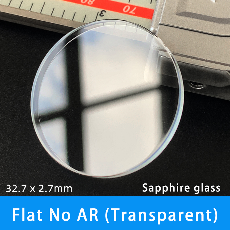 Sapphire glass MOD MDV-106 Flat For Casio brand Duro Dolphin 200M Divers Watch crystal watch Parts: No AR (Transparent)