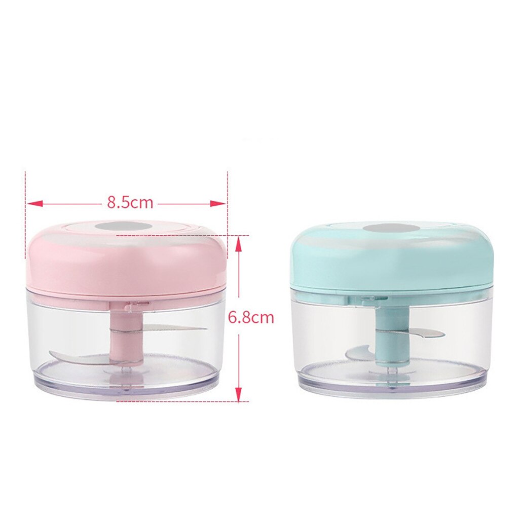 Portable Electric Crusher Multifunction High Speedy Vegetable Fruit Shredder Mini USB Rechargable Vegetables Garlic Cutter A05