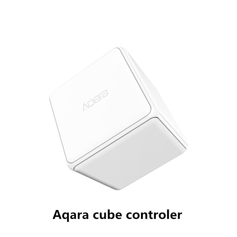 Xiaomi kit casa inteligente mijia gateway porta janela sensor de temperatura sensor umidade do corpo humano sem fio interruptor zigbee soquete cubo: Aqara cube controler