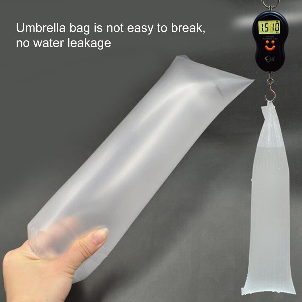 Soledi gennemsigtig praktisk engangs paraplybetræk butik uden dryp døråbning engangs paraplytaske regndag hotel