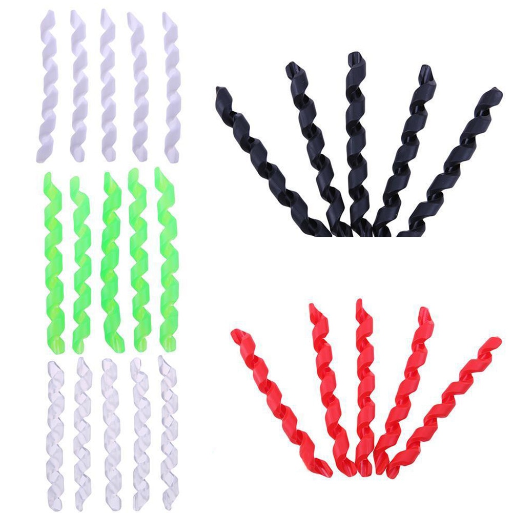 5 stks/partij Fiets Remkabel Behuizing Protector Rubber Anti-wrijving Bike Frame Guard Fietsen Line Wrap Spiraal Schroef Mouw
