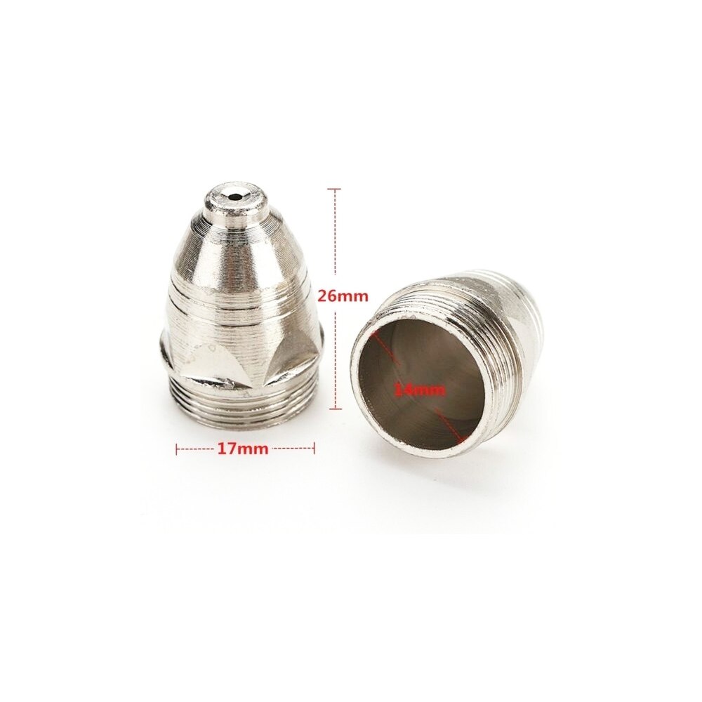 20pce P80 Schneiden fackel Verbrauchs Bausatz Elektrode Spitze Düse 1,5mm Tasse Rollenführung Rad Outfit Plasma Cutter Verbrauchs