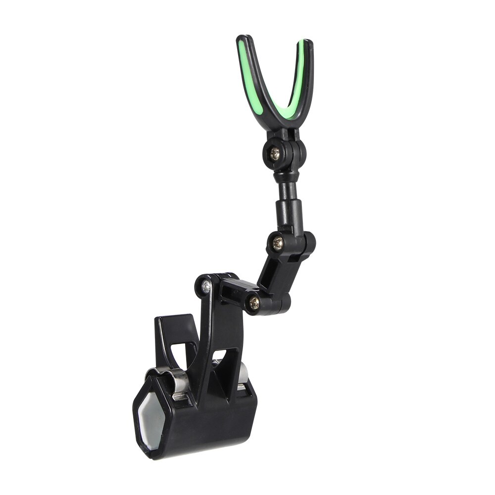 Fishing Equipment Fishing Rods Holder Fish Pole Stand Bucket Clips Adjustable Hand Rod Holder Use Fishing Tools: Black Long