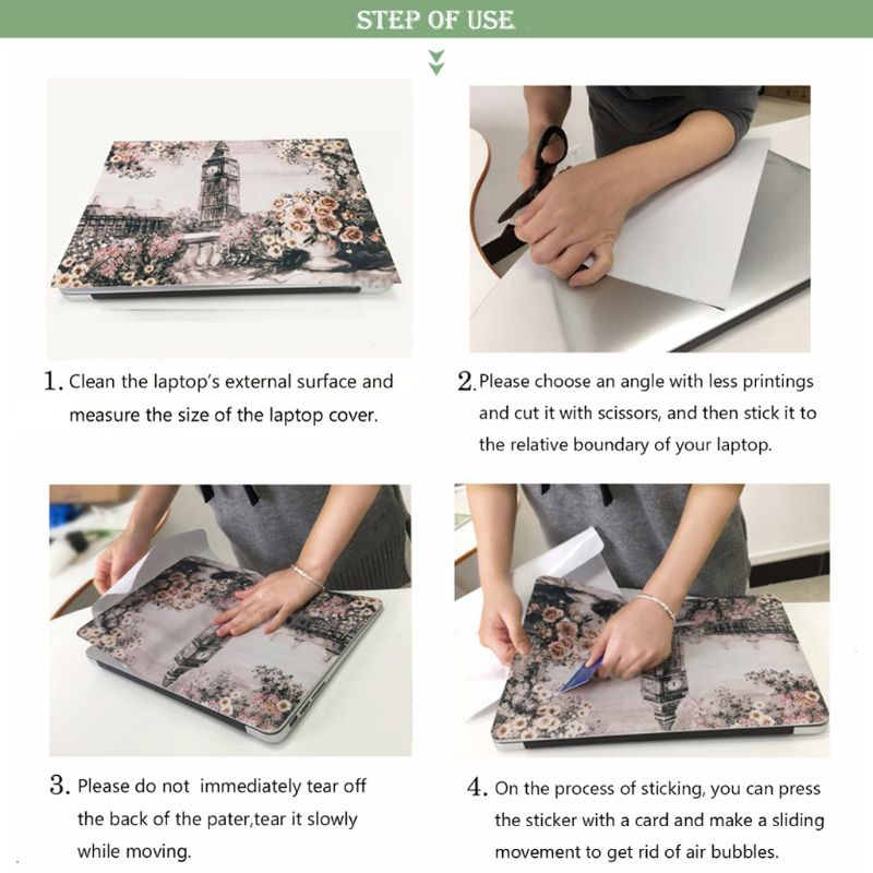 Universal DIY Laptop Sticker Laptop Skin for hp/ Acer/ Dell /ASUS/ Sony/Xiaomi/Macbook Air Laptop Notebook Protector Skin