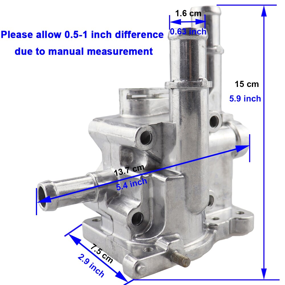 Aluminium Motor Koeling Thermostaat Behuizing Cover Voor Cruze Opel Astra H J Aveo T300 96984103 96817255 55563530 JWQG003