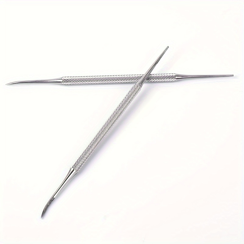 Stainless Steel Nail Lifter and File, Dual-Headed Toenail Cleaner, Pedicure Tools for Toenail Fungus/Dirt Removal