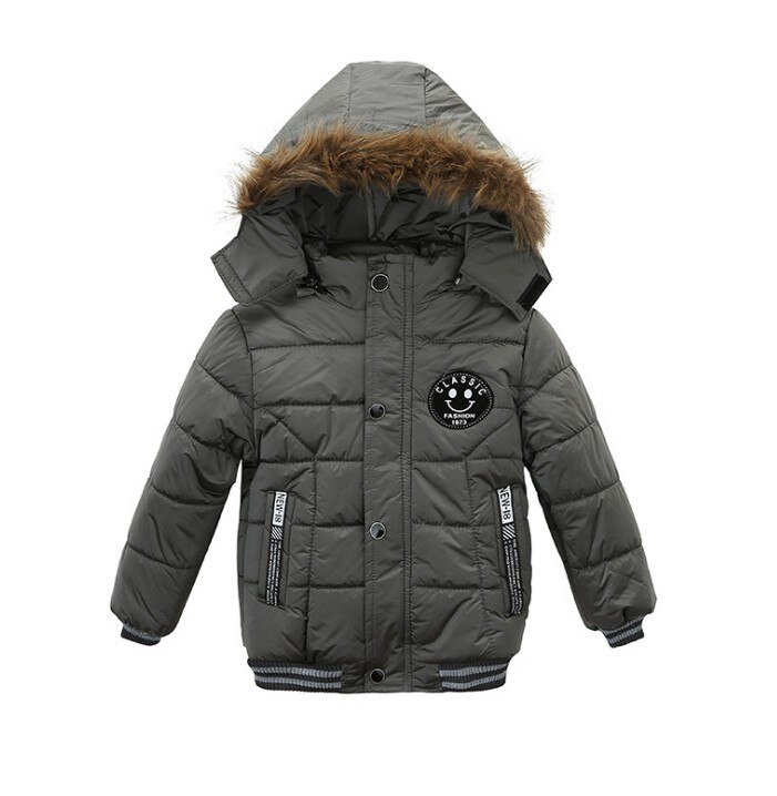 Jongen Lange Jas Kinderen Winter Dikke Warme Kleding Kinderen Faux Fur Capuchon Uitloper Kostuum Voor 2 3 4 5 Jaar