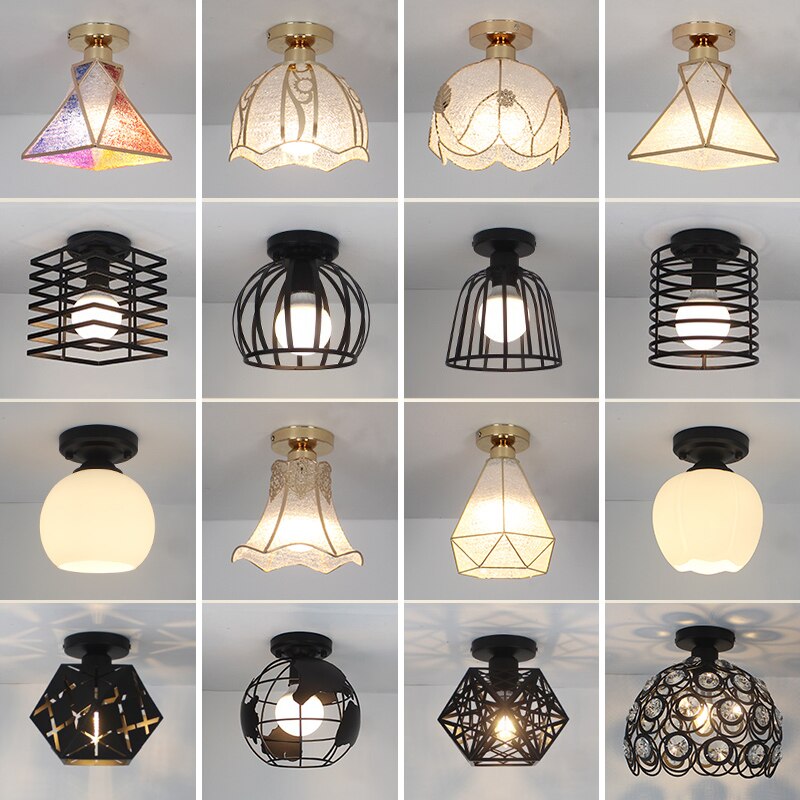 Moderne Decke Lichter LED Decke Lampe Jahrgang Plafondlamp KäFeige Plafonnier Kristall Lampe Für Esszimmer Küche Lampara Techo