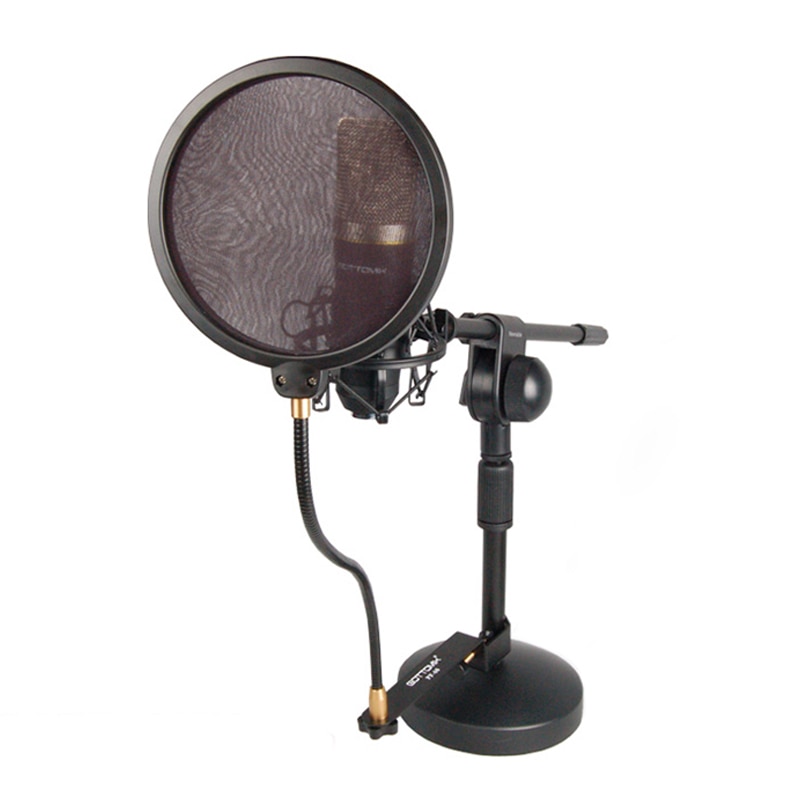 Gottomix Blowout Guard PF60 Dubbele Nylon Mesh Muziek Filter Opname Apparatuur Accessoires: Default Title