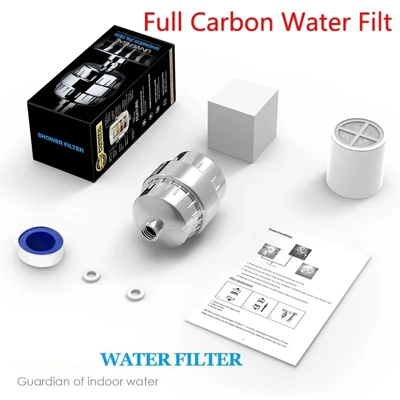 Bathroom Supplies Accessories Water Filtration Multi Layer Bathtub Water Purifier Household Small Water Purifier Bathtub Filter: Red