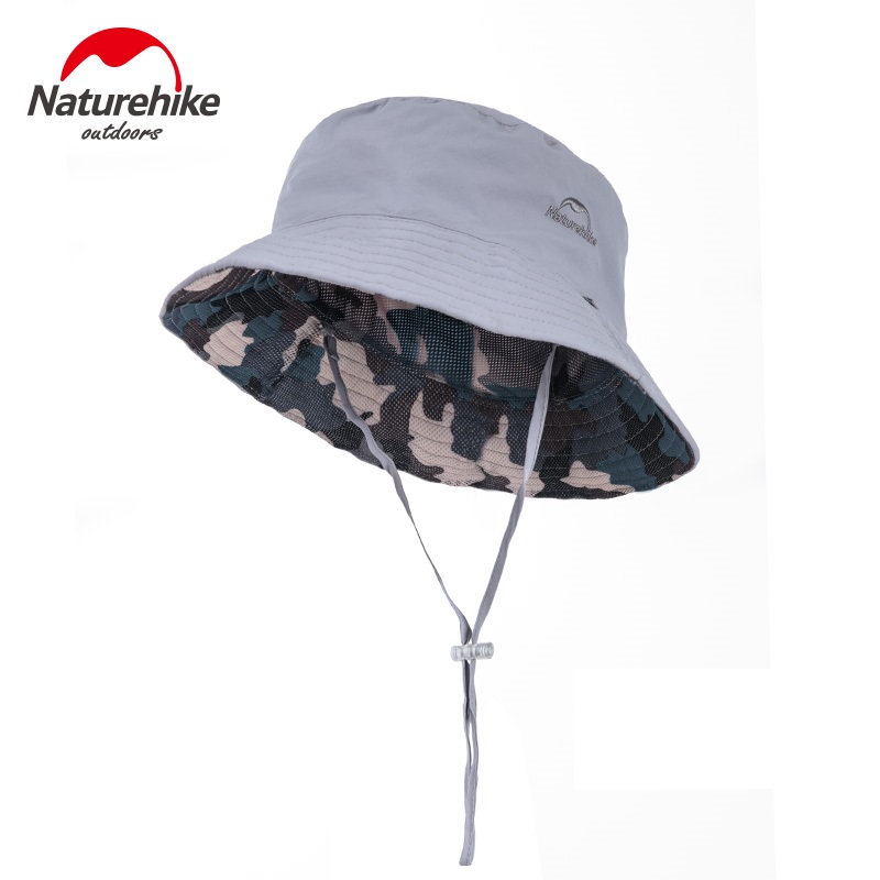 Naturehike-Sombrero informal para hombre y mujer, gorra para sol para aire libre, viaje, bote, sombrero de cubo para playa, Camping, gorras para senderismo