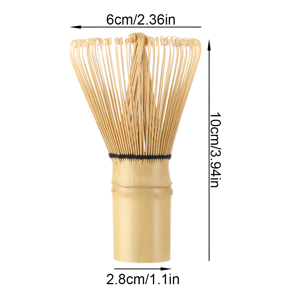 1pc Bamboo Tea Whisk Matcha Green Tea Powder Bamboo Brush Appliance Matching Tool Japanese Matcha Tool Kitchen Supplies: Default Title