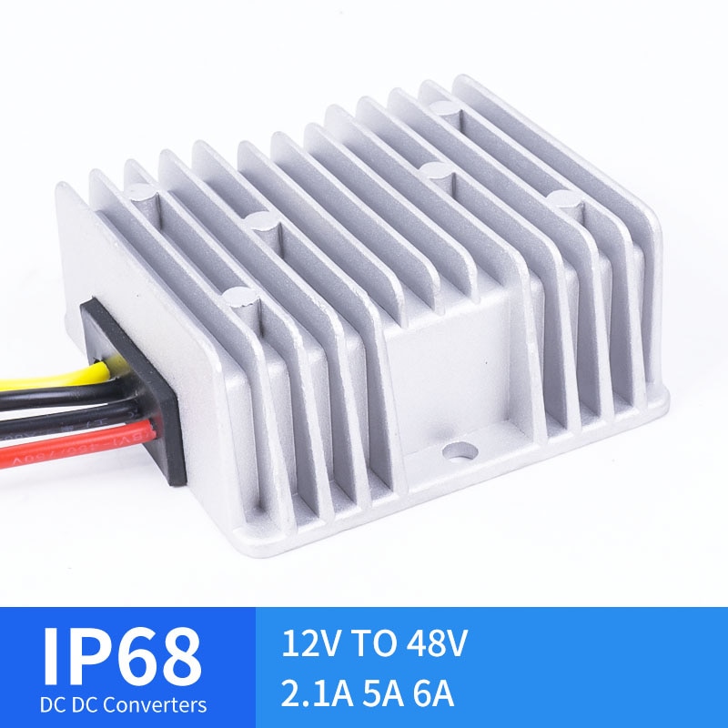 12V TO 48V 2.1A 5A 6A Step-Up DC DC Converter 12V TO 48V DC-DC Voltage Regulator, CE RoHS Compliant for Automotive Solar