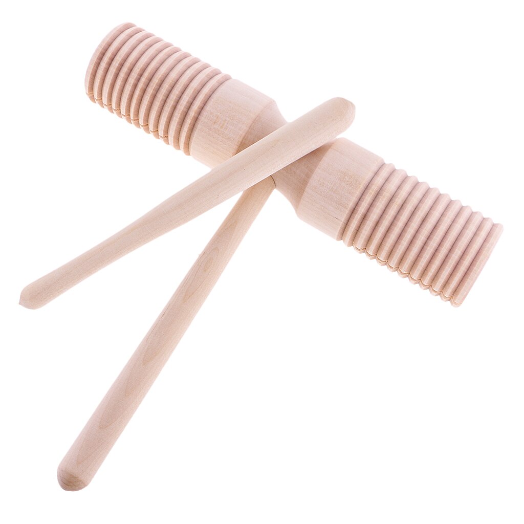 Kids Wood Hand Percussion Instrument Set Sand Maraca Shaker Tambourine Drum