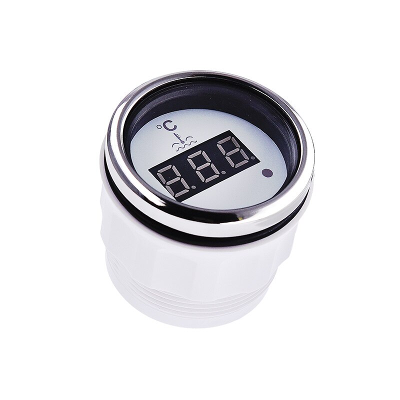 Digital 52mm Water Temp Gauge 40-120℃ Water Temperature 0-190ohm 240-33ohm Water Temp Meter Indicator For Car Boat