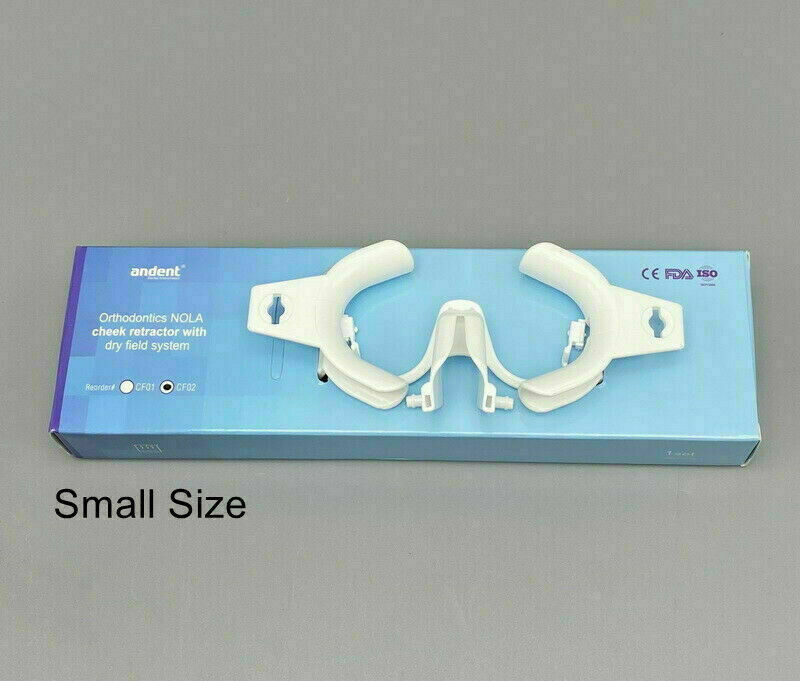 Écarteur de lèvres et de joues, 1 pièce, ouvre-bouche, dentisterie, champ sec, blanc/vert: white SmallX1