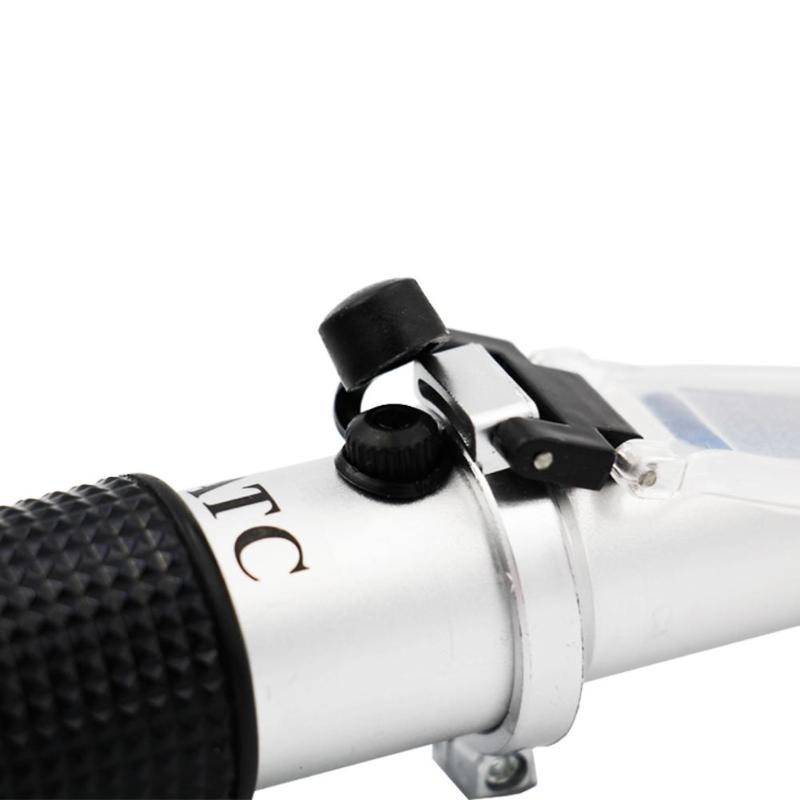 Handheld Liquor Alcohol Tester Set Metal Accurate Concentration Meter Detection Alcoholometer Ethanol Refractometer