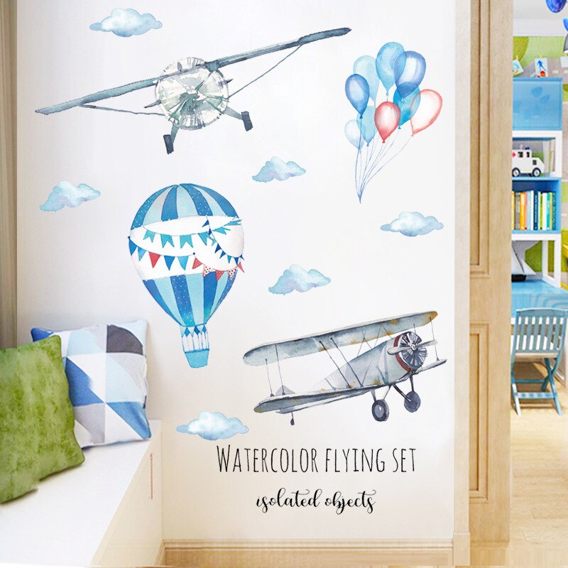 Heatboywade Self-adhesive Vinyl Kids Wall Stickers Cartoon Fighter Home Decor Decals Wallpapers for Boys Child Bedroom Nursery