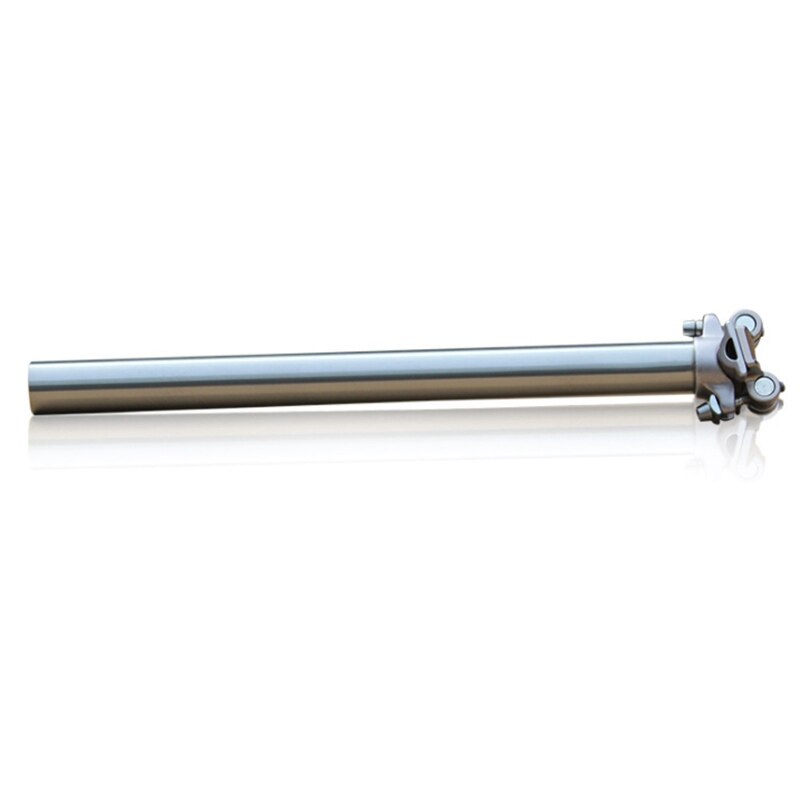 - zadelpen van titaniumlegering voor mtb/racefiets zadelpen 31.6 mm x 350mm titanium zadelbuiskop