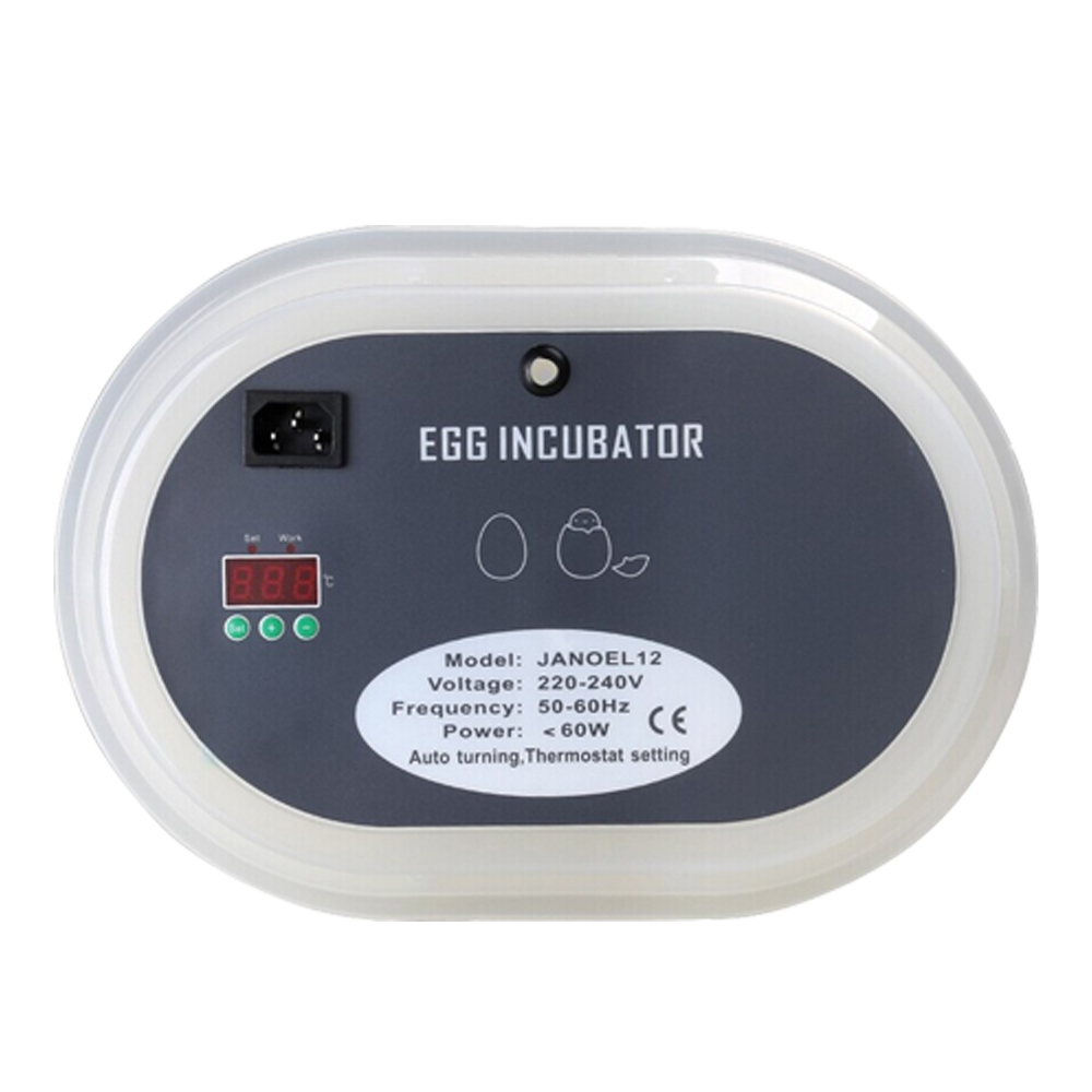 Digital 12 Egg Incubator Automatic Egg Turning Egg Hatcher Chicken Birds Duck Quail Brooder Egg Hatchery Hatching Machine