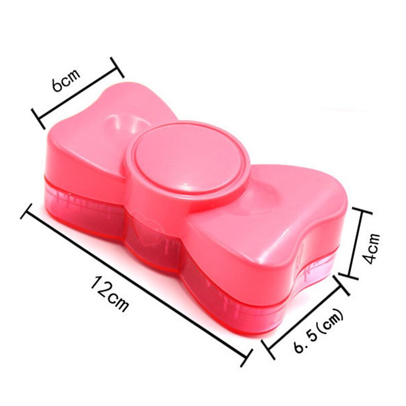 Bunte Kunststoff Haar Kamm Bogen Krawatte Gerade Haar Kamm Anti-knoten Massage