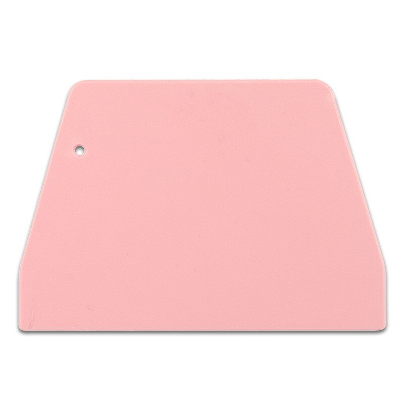 3PCS/Set Kitchen Cake Cream Scraper Dough Cake Cutter Slicer Spatula For Cake Blade Silicone Spatula For Patisserie Pizza Cake: 1PC Pink