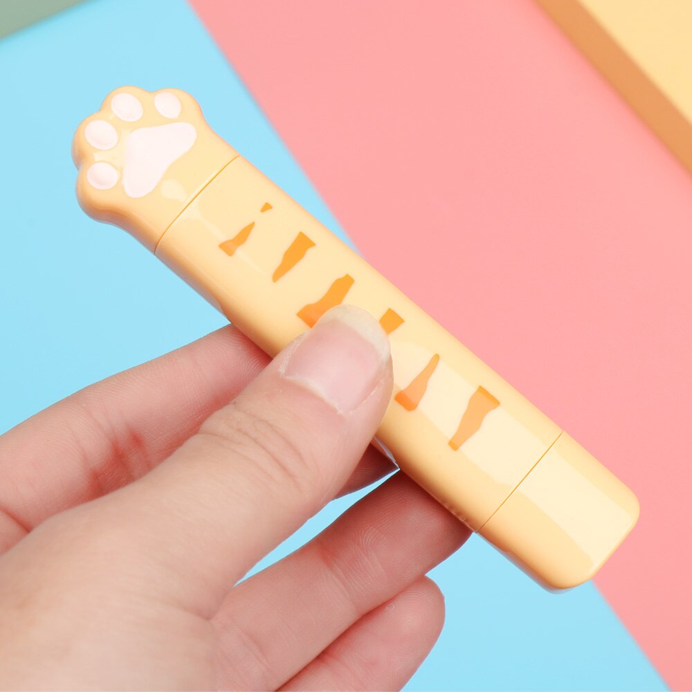 Rodillo de palo de puntos rellenable 2 en 1, cinta de corrección de doble cara, dispensador de cinta adhesiva de pegamento, papelería, decoración de álbumes de recortes, 1 ud.