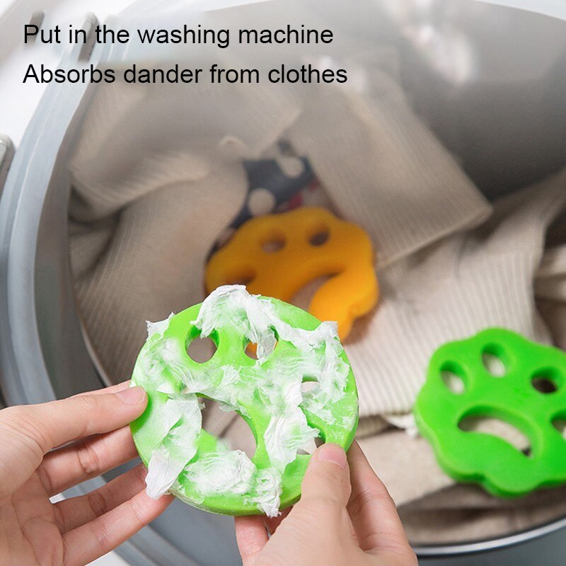 Pet Hair Remover Reusable Washing Machine Accessories Cleaning Laundry Catcher Pet Hair Catcher Cat Dog Lint Remover Dryer