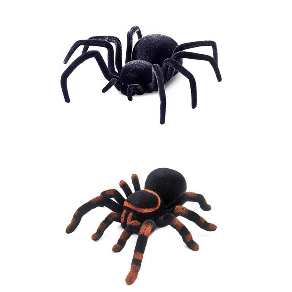 Børns fire-vejs simulering tarantula fjernbetjening edderkop ryddelige skræmmende hel person spoof crawling insekt legetøj