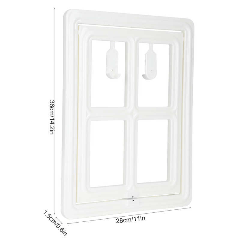 Dog Gate Pet Dog Safety Enclosure Dog Fences Pet Small Size Dog Cat Removable Door with Magnetic Flap Supply Simple