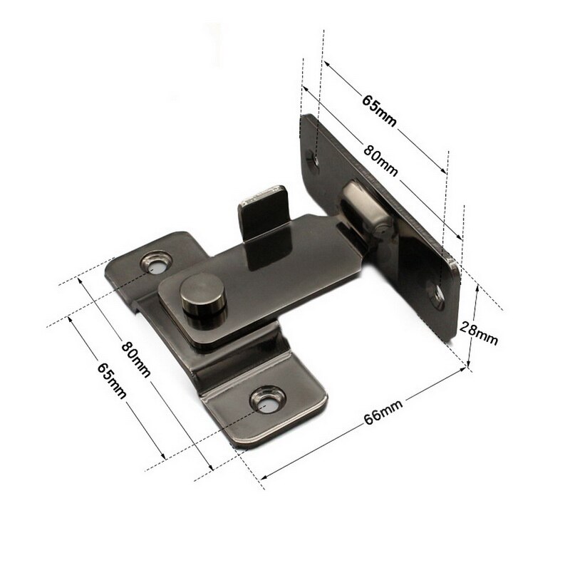 90 Degree Right Angle Door Lock Latch Hasp Bending Latch Barrel Bolt for Doors Window Cabinet Buckle Bolt Sliding Lock: type5
