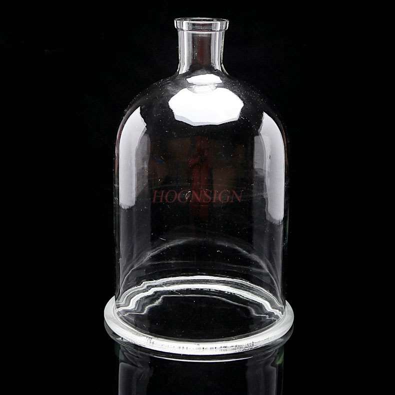 Campana de cristal con campana, instrumento químico de 150x280mm, instrumento para experimentos, instrumento de enseñanza