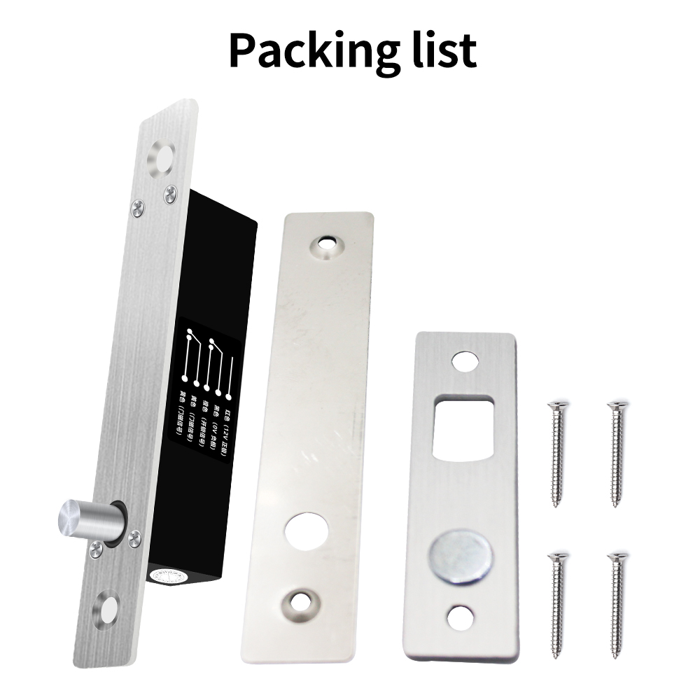 Elektrisch Slot - 120x18x23mm - Vertragingstimer - Feedback Signaal - DC 12V Aluminiumlegering
